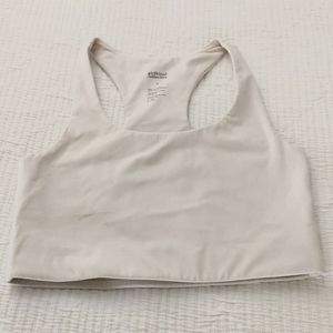 Girlfriend Collective ivory paloma bra (S)